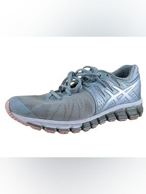 ASICS Size 8 Women Sneaker Silver Synthetic M Training